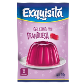 Gelatina sabor frambuesa Exquisita 40 gr