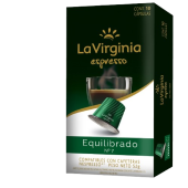 Café en Cápsulas Expresso Equilibrado La Virginia 10u.