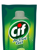 Detergente CIF Desengrasante Limon Verde Doy-pack 450ml