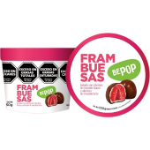 Frambuesas Bañadas en Doble Chocolate BEPOP 150 gr 