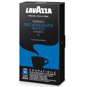 Cafe en Capsulas Lavazza Decaffeinato x 10U