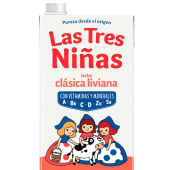 Leche Entera Clásica Liviana Las Tres Niñas 1lt