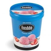 Pote Helado Frutilla a la Crema Freddo 375 gr.