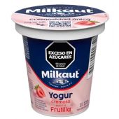 Yogur Cremoso Entero Frutilla Milkaut 120 gr