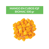 Mango en Cubos IQF Biomac 500 gr