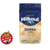 Queso rallado libre de gluten (sin TACC) Contiene 120 gr.