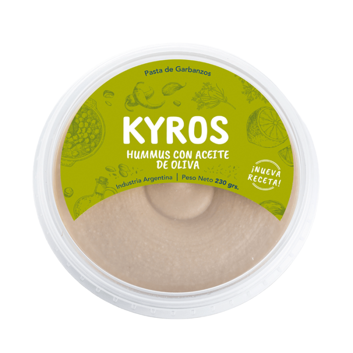 Hummus con Aceite de Oliva Kyros x 230 gr