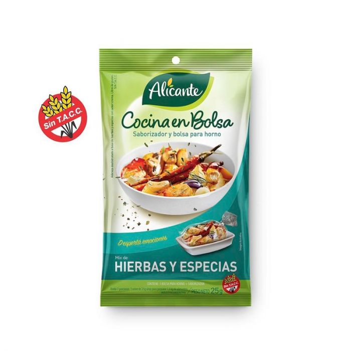 Bolsas Para Horno Alicante Hierbas Y Especias 30gr