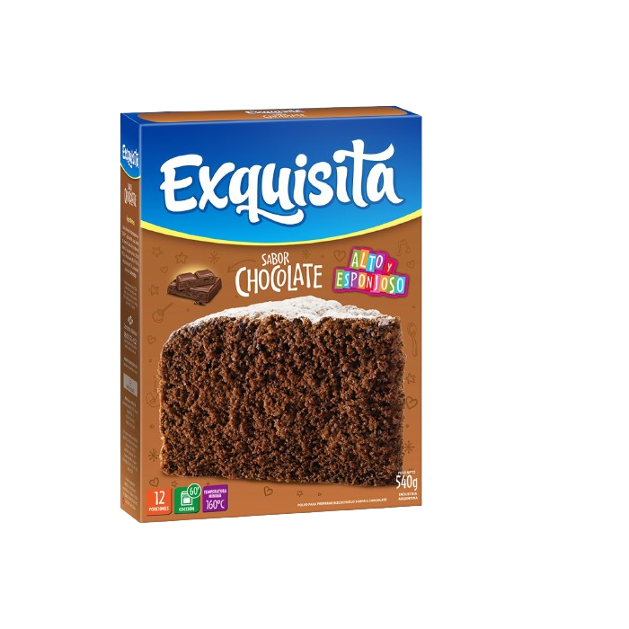 Bizcochuelo Chocolate Exquisita 540 gr
