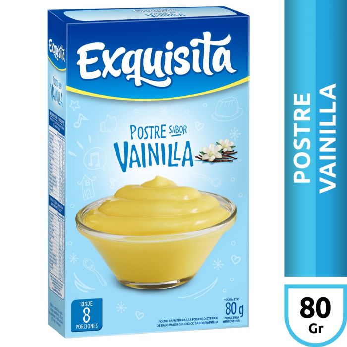 Postre Vainilla Exquisita x 80gr.