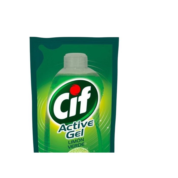 Detergente CIF Desengrasante Limon Verde Doy-pack 450ml