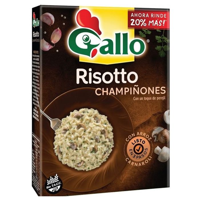 Risotto de Champiñones Gallo x 240 gr