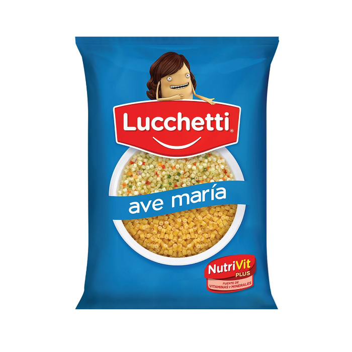 Fideos Ave maría Lucchetti x 500 g
