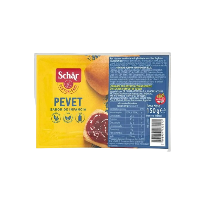 Pan Pevet Schär 150gr