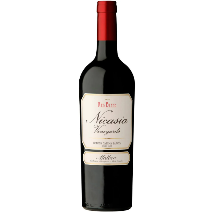 Vino Malbec Red Blend  Nicasia  750ml 