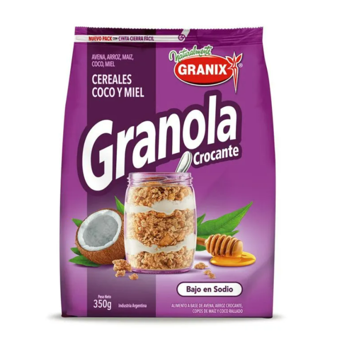 Granola de Cereal Coco y Miel Granix 350gr