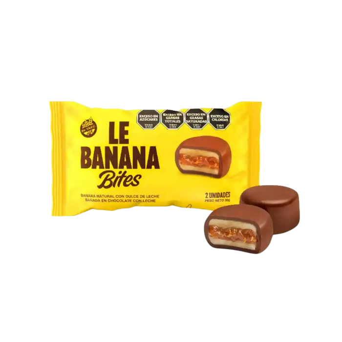 Bites Le Banana de Chocolate con Leche  30 gr.