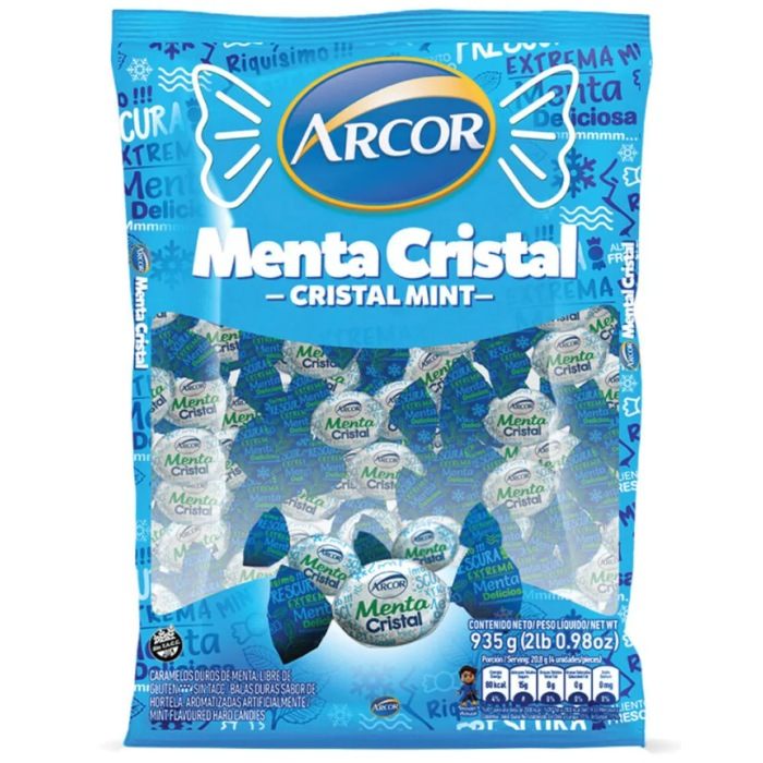 Bolsa de Caramelos menta Cristal  810 gr