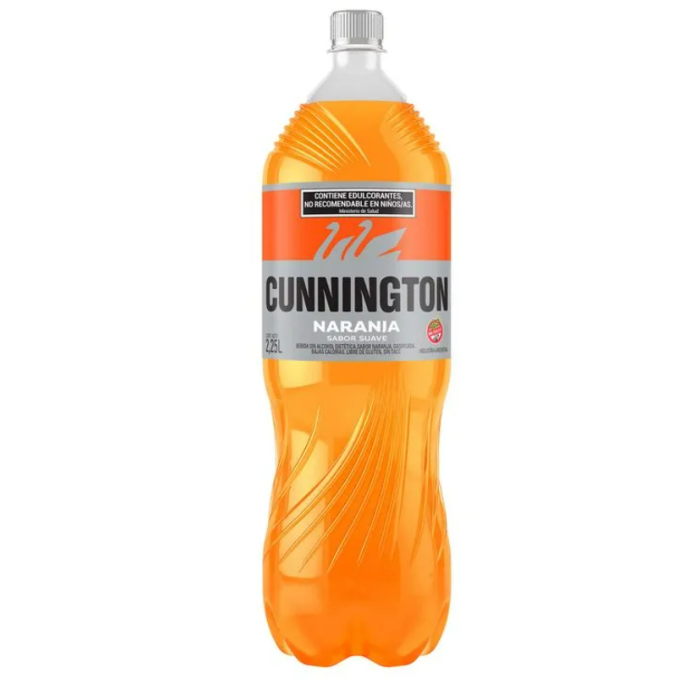Gaseosa Naranja Sin Azucar Cunnington 2.25L