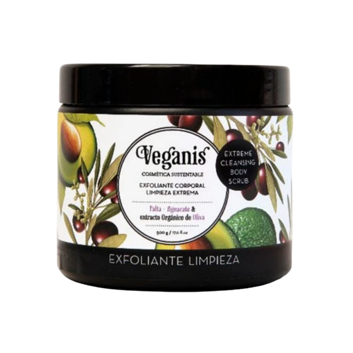 Exfoliante Corporal Palta y Oliva  Veganis 500 gr
