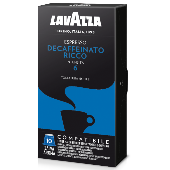 Cafe en Capsulas Lavazza Decaffeinato x 10U