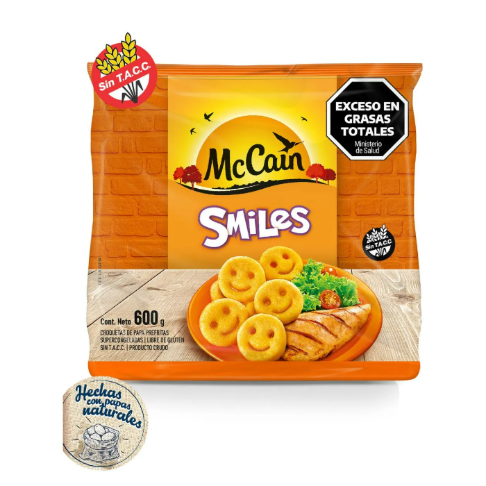 Papas Fritas Smiles Mc Caín 600 gr