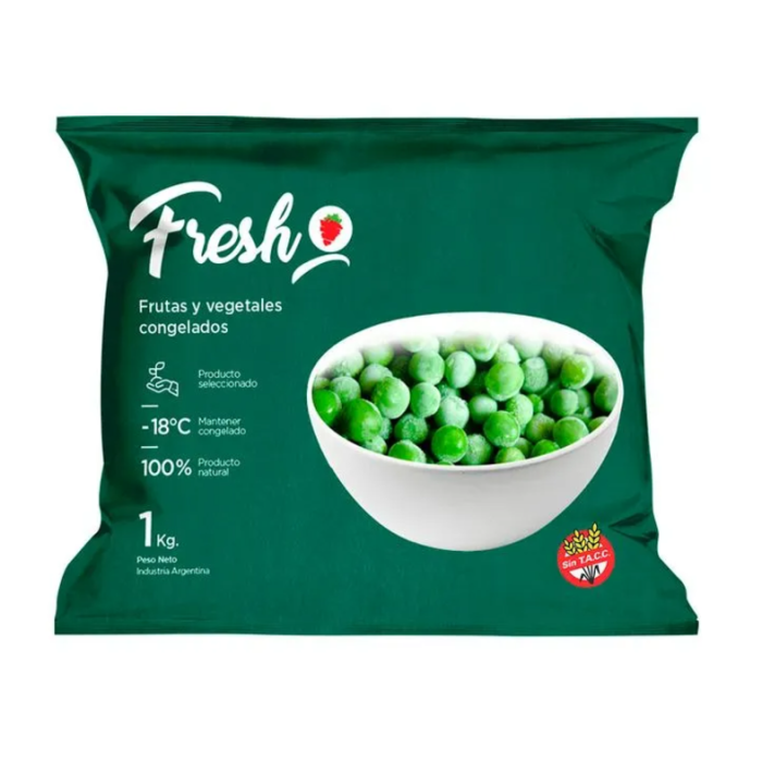 Arvejas Congeladas IQF Fresh 1 kg