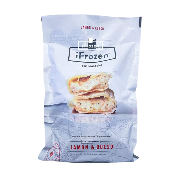 Empanadas de Jamon & Queso Congeladas iFrozen 6u