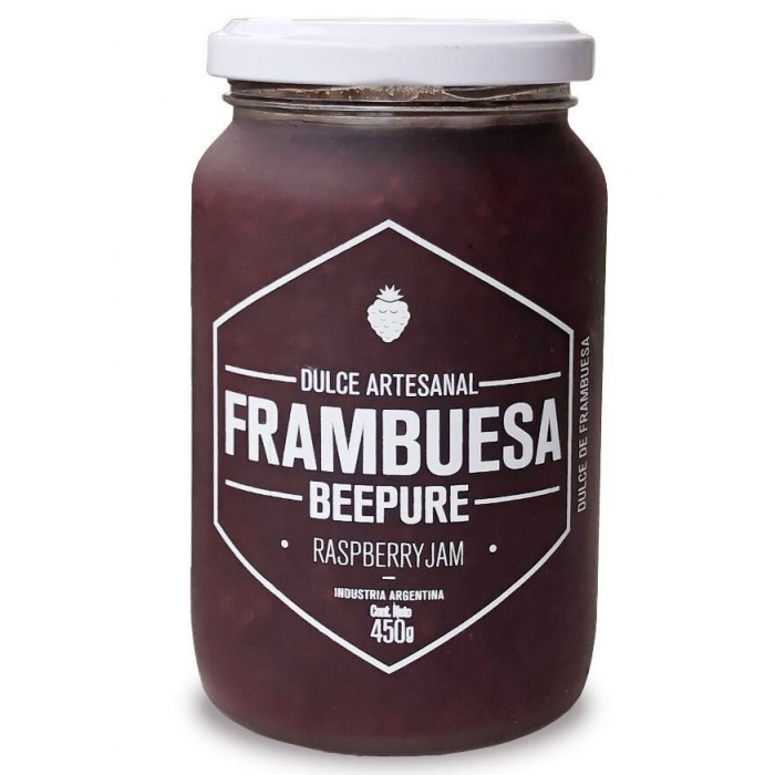 Dulce Artesanal Frambuesa Beepure 450gr
