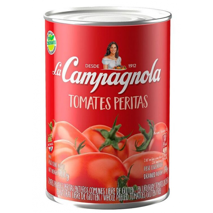 Tomate pelado La Campagnola 400 gr