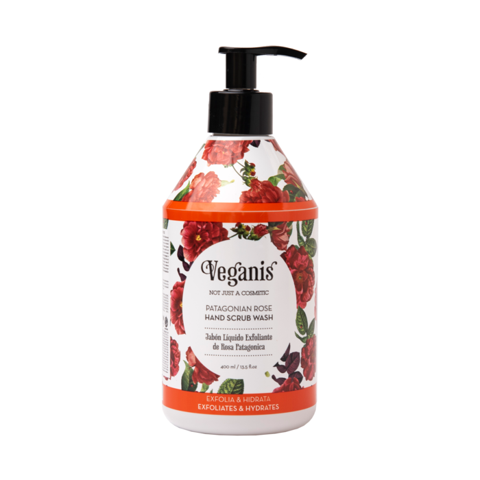 Jabón  Exfoliante Rosa Veganis  400Ml