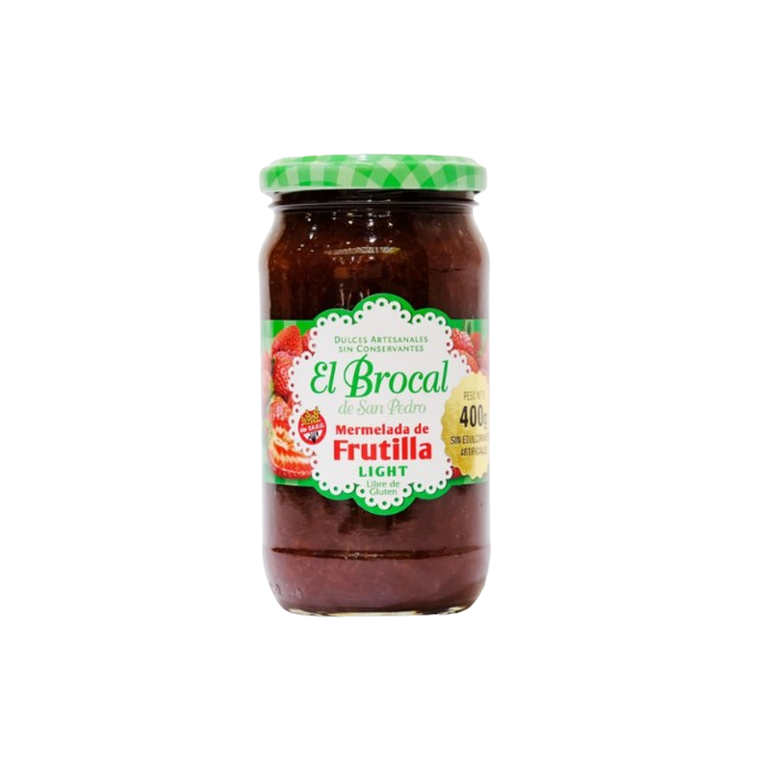 Mermelada Artesanal de Frutilla light El Brocal 400gr