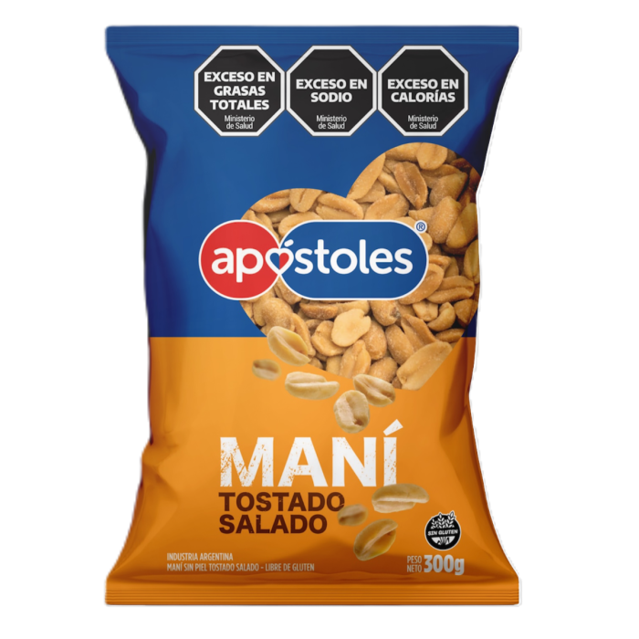 Mani Tostado Salado Apostoles 300 gr