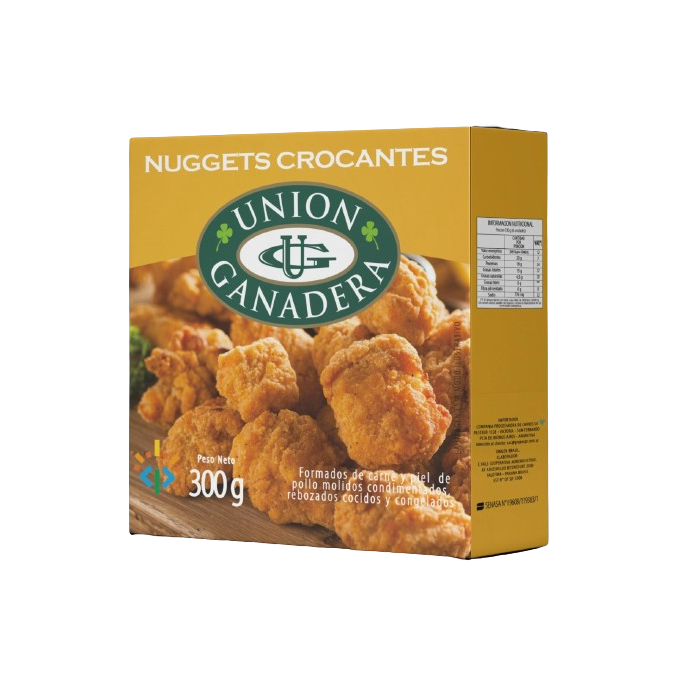 Nuggets Crocantes de Pollo Unión Ganadera 300 gr 