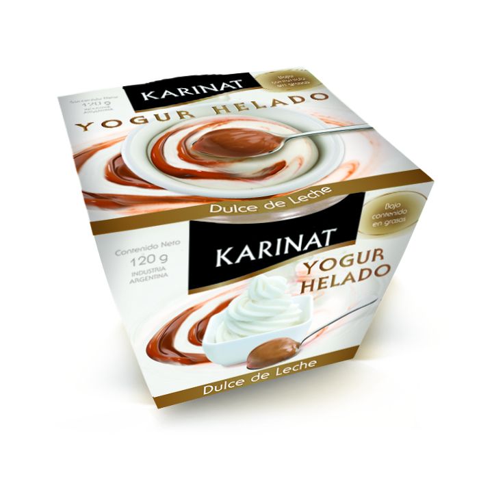 Yogur Helado Dulce de Leche Karinat x 120 gr